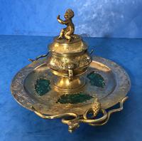 Victorian Gilt Brass Malachite Stationary Desk Set (7 of 17) Victorian Gilt Brass Malachite Stationary Desk Set (7 of 17)