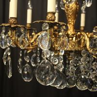 French 10 Light Gilded Bronze Antique Chandelier Oka04088 (2 of 10) French 10 Light Gilded Bronze Antique Chandelier Oka04088 (2 of 10)
