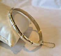 Vintage Sterling Silver Bamboo Bangle Ornate Silver Bracelet 7 1/4" Length (4 of 12) Vintage Sterling Silver Bamboo Bangle Ornate Silver Bracelet 7 1/4" Length (4 of 12)