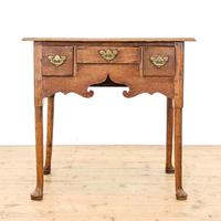 Antique George III Oak Lowboy