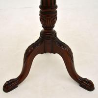 Antique Carved Mahogany Wine Table (6 of 6) Antique Carved Mahogany Wine Table (6 of 6)