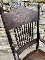Antique American Armchair with Steamed Bentwood Arms (5 of 14) Antique American Armchair with Steamed Bentwood Arms (5 of 14)