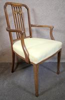 Edwardian Inlaid Mahogany Armchair (10 of 10) Edwardian Inlaid Mahogany Armchair (10 of 10)