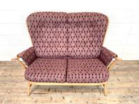 Vintage Ercol Evergreen Two Seater Sofa & Armchair (2 of 10) Vintage Ercol Evergreen Two Seater Sofa & Armchair (2 of 10)