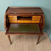 Superb Quality Victorian Antique Cylindrical Mahogany Desk by Maple & Co (11 of 12) Superb Quality Victorian Antique Cylindrical Mahogany Desk by Maple & Co (11 of 12)