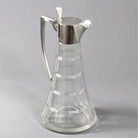 Silver Mounted Cut Crystal Claret Jug by William Hutton Birmingham 1907 (6 of 10) Silver Mounted Cut Crystal Claret Jug by William Hutton Birmingham 1907 (6 of 10)