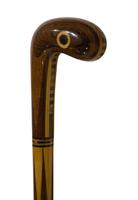 Vintage Inlaid Specimen Wood Cane of " Bird's Eye" (2 of 6) Vintage Inlaid Specimen Wood Cane of " Bird's Eye" (2 of 6)