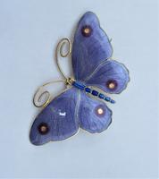 Marius Hammer Silver Gilt & Enamel Butterfly Brooch, c1920 (5 of 10) Marius Hammer Silver Gilt & Enamel Butterfly Brooch, c1920 (5 of 10)