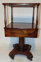 Regency rosewood two tier etagere (2 of 7) Regency rosewood two tier etagere (2 of 7)