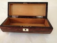 19th Century Rosewood & Mother of Pearl Pin Box (4 of 5) 19th Century Rosewood & Mother of Pearl Pin Box (4 of 5)