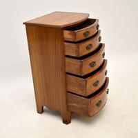 Antique Burr Walnut Slim Chest of Drawers (7 of 10) Antique Burr Walnut Slim Chest of Drawers (7 of 10)