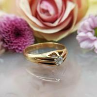 Men's Antique Art Deco 18ct Gold Diamond Solitaire Ring (3 of 7) Men's Antique Art Deco 18ct Gold Diamond Solitaire Ring (3 of 7)