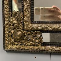 Large 19th Century French Repousse Mirror (2 of 7) Large 19th Century French Repousse Mirror (2 of 7)