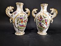 Pair of Hand Painted Porcelain Vases (3 of 6) Pair of Hand Painted Porcelain Vases (3 of 6)