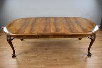 Antique Figured Walnut Extending Dining Table (11 of 11) Antique Figured Walnut Extending Dining Table (11 of 11)