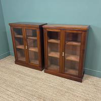 Pair of Victorian Walnut Antique Bookcases (5 of 7) Pair of Victorian Walnut Antique Bookcases (5 of 7)