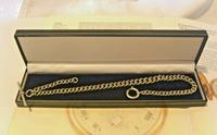 Victorian Pocket Watch Chain 1890s Antique Albo Silver Curb Link Albert With T Bar (12 of 12) Victorian Pocket Watch Chain 1890s Antique Albo Silver Curb Link Albert With T Bar (12 of 12)