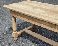 Large Bleached Oak Farmhouse Dining Table with Extensions & Storage (17 of 35) Large Bleached Oak Farmhouse Dining Table with Extensions & Storage (17 of 35)