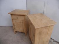 Lovely Pair of Wide Antique Pine Bedside Cabinets to wax / paint (2 of 7) Lovely Pair of Wide Antique Pine Bedside Cabinets to wax / paint (2 of 7)