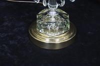 Pair of American Hollywood Regency Mid-Century Crystal Glass Lamps (3 of 9) Pair of American Hollywood Regency Mid-Century Crystal Glass Lamps (3 of 9)