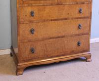 Quality Burr Walnut Tallboy Chest of Drawers (10 of 10) Quality Burr Walnut Tallboy Chest of Drawers (10 of 10)