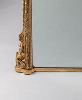 Large English Victorian Gilt Archtop Overmantle Mirror (4 of 6) Large English Victorian Gilt Archtop Overmantle Mirror (4 of 6)