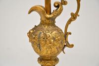 Large Antique Gilt Metal Flagon Lamp (3 of 10) Large Antique Gilt Metal Flagon Lamp (3 of 10)
