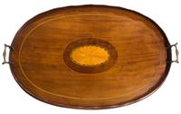 A Pretty 19th Century Tray With Wavy Surround (4 of 5) A Pretty 19th Century Tray With Wavy Surround (4 of 5)