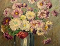 Lovely Original Early 20thc French Impressionist Still Life Floral Oil Painting (6 of 12) Lovely Original Early 20thc French Impressionist Still Life Floral Oil Painting (6 of 12)