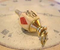 Antique Pocket Watch Chain Fob 1890s Victorian Large Brass & Bone Gambling Fob (6 of 9) Antique Pocket Watch Chain Fob 1890s Victorian Large Brass & Bone Gambling Fob (6 of 9)