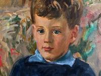 'Boy with Toy' Thomas Sherwood La Fontaine Superb Oil Portrait Painting (5 of 13) 'Boy with Toy' Thomas Sherwood La Fontaine Superb Oil Portrait Painting (5 of 13)