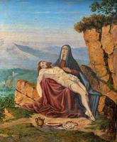 Pair of 19th Century Religious Old Master Oil Paintings - Set of 14 Available (24 of 32) Pair of 19th Century Religious Old Master Oil Paintings - Set of 14 Available (24 of 32)