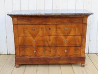 Antique Burr Walnut & Marble Top Chest Of Drawers (8 of 9) Antique Burr Walnut & Marble Top Chest Of Drawers (8 of 9)