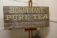 Large Painted Wooden Advertising Sign, “HORNIMAN’S PURE TEA” (2 of 8) Large Painted Wooden Advertising Sign, “HORNIMAN’S PURE TEA” (2 of 8)