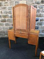 Antique Heals Oak Dressing Table & Stool (11 of 12) Antique Heals Oak Dressing Table & Stool (11 of 12)