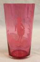 Antique Cranberry Glass Tot by Mary Gregory (5 of 5) Antique Cranberry Glass Tot by Mary Gregory (5 of 5)