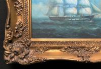 Original Seascape Oil Painting of 18th Century Tall-Masted Ship on the High Seas (11 of 12) Original Seascape Oil Painting of 18th Century Tall-Masted Ship on the High Seas (11 of 12)