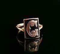 Antique Victorian Mourning Ring, Initial C, 9ct Rose Gold (2 of 10) Antique Victorian Mourning Ring, Initial C, 9ct Rose Gold (2 of 10)