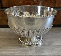 Victorian Silver Rose Bowl - London 1897