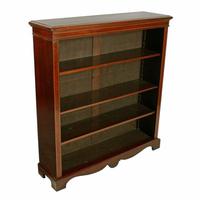 Inlaid Mahogany Open Bookshelves (4 of 7) Inlaid Mahogany Open Bookshelves (4 of 7)