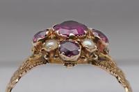 Victorian Garnet & Pearl Mourning Ring (2 of 2) Victorian Garnet & Pearl Mourning Ring (2 of 2)