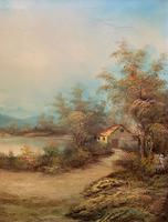 Large Fabulous 20th Century Vintage British Autumn Country Landscape Oil Painting (4 of 12) Large Fabulous 20th Century Vintage British Autumn Country Landscape Oil Painting (4 of 12)