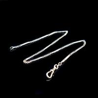 Antique Sterling Silver Enamel Niello Short Watch Chain Necklace with Dog Clip (4 of 7) Antique Sterling Silver Enamel Niello Short Watch Chain Necklace with Dog Clip (4 of 7)