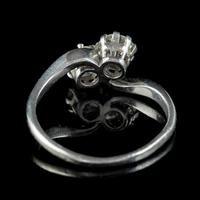 Antique Edwardian Diamond Twist Ring Platinum 0.80ct of Diamond c.1910 (5 of 7) Antique Edwardian Diamond Twist Ring Platinum 0.80ct of Diamond c.1910 (5 of 7)