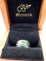 Stunning 18ct Gold, Diamond & Emerald Ring 17/n in Original Box 20th Century (7 of 10) Stunning 18ct Gold, Diamond & Emerald Ring 17/n in Original Box 20th Century (7 of 10)