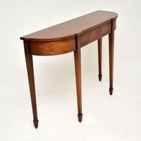 Antique Georgian Style Mahogany Console Table (6 of 8) Antique Georgian Style Mahogany Console Table (6 of 8)
