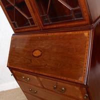 Secretaire Bureau Bookcase Astragal Glazed Mahogany Library Cabinet (11 of 14) Secretaire Bureau Bookcase Astragal Glazed Mahogany Library Cabinet (11 of 14)