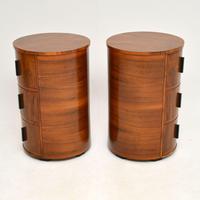 Pair of Art Deco Walnut Bedside Chests (3 of 13) Pair of Art Deco Walnut Bedside Chests (3 of 13)