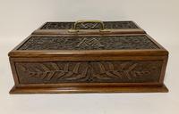Large Antique Victorian Carved Oak Housekeepers Cutlery Box (9 of 14) Large Antique Victorian Carved Oak Housekeepers Cutlery Box (9 of 14)