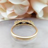 Antique 18ct Yellow Gold Diamond & Sapphire Five Stone Ring, Victorian (7 of 10) Antique 18ct Yellow Gold Diamond & Sapphire Five Stone Ring, Victorian (7 of 10)